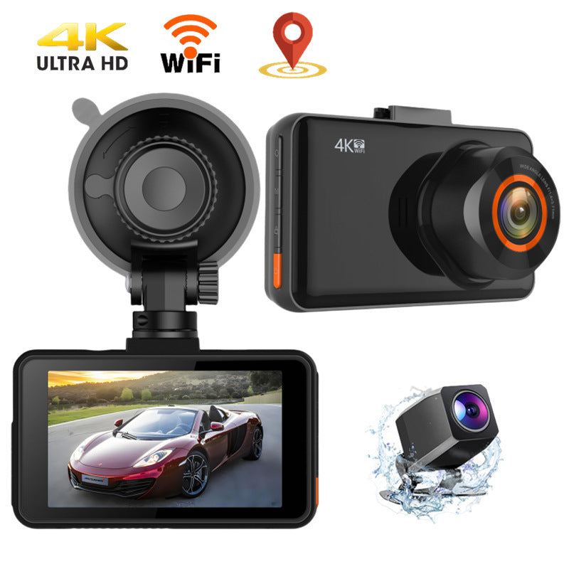 4K  Front And Rear Dual Lens Dash Cam